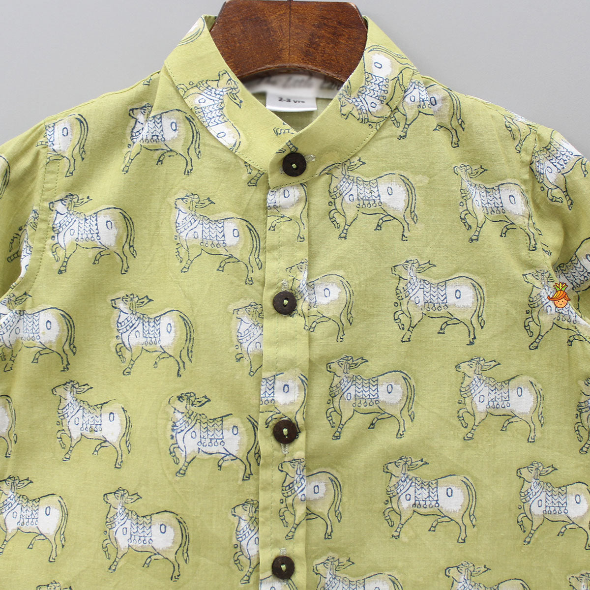 Cow Block Printed Shirt
